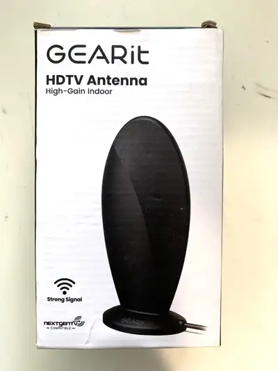 GEARit High-Gain TV Antenna - Indoor Long Range HD TV Antenna, View more
