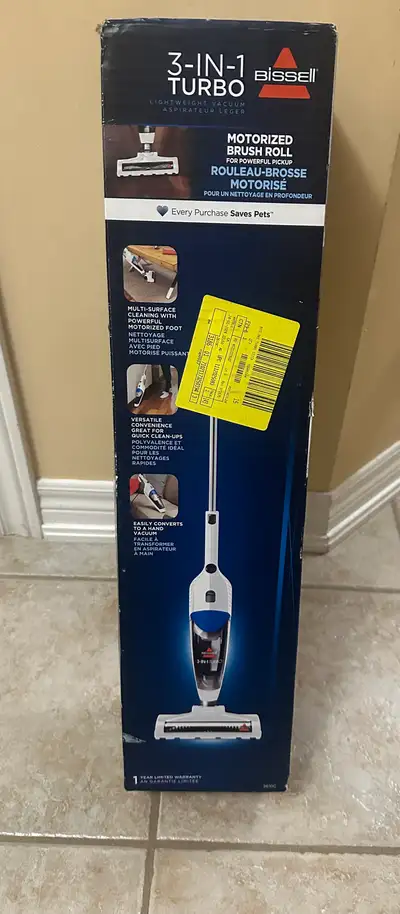 Brandnew BISSELL 3-in-1 Turbo Lightweight Stick Vacuum, View more