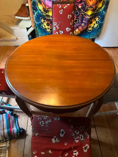 Table and chairs, View more
