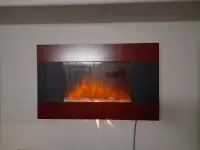 Wall fireplace