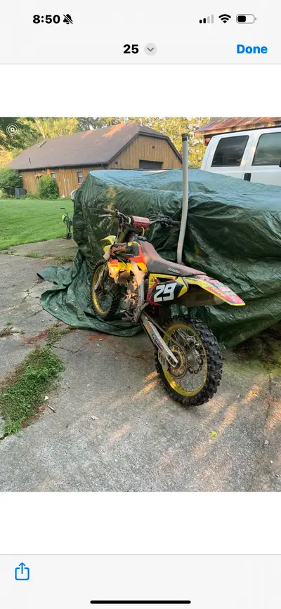 Newly tuned up 2006, Suzuki RM 250 rebuilt engine only four hours on it rebuilt two years ago. Tuned...
