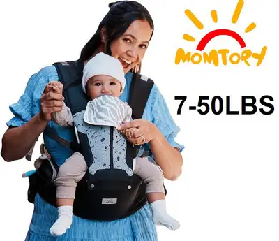MOMTORY COZY BABY SLING CARRIER WITH HOOK AND LOOP FOR EASY , View more