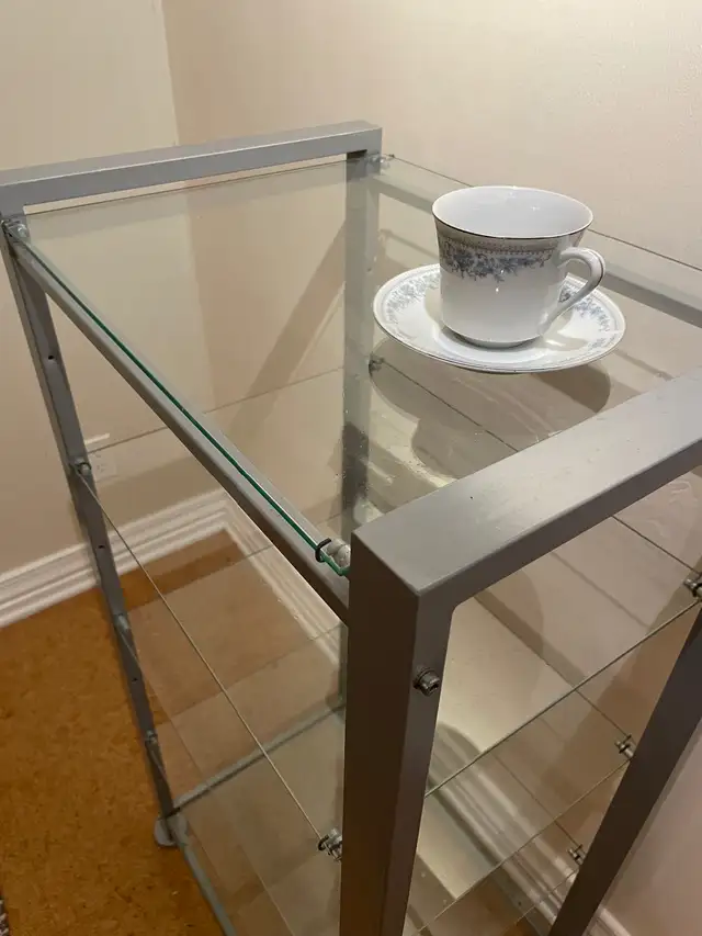 LARGE Glass & Metal Shelving Unit (Downtown Ottawa) in Bookcases & Shelving Units in Ottawa - Image 6