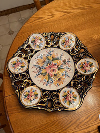 vintage ceramic plate 