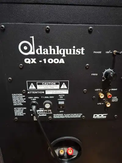 RARE pair of Dahlquist QX-100A, speakers , View more