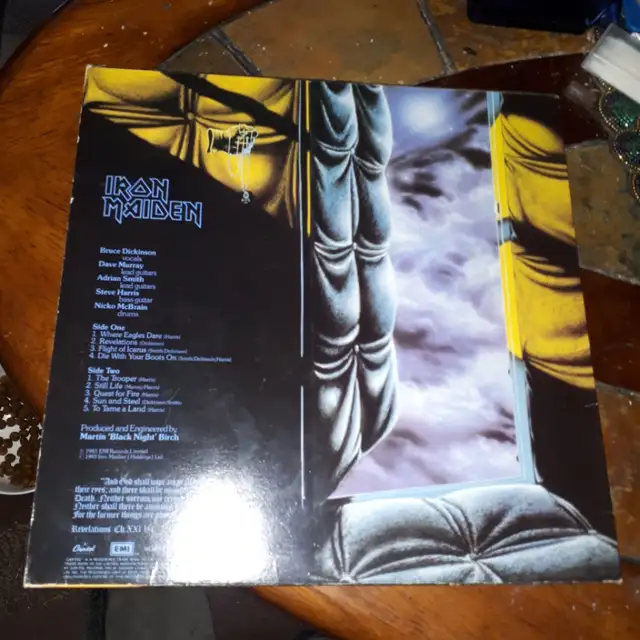 vinyl Iron Maiden Piece of mind ST 12274 ///  198363010223963139123
