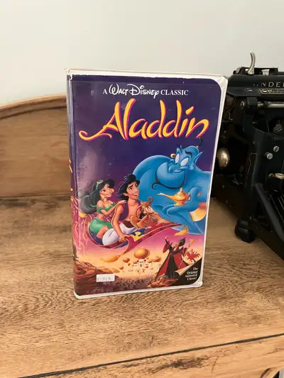 Disney Aladdin VHS Tape