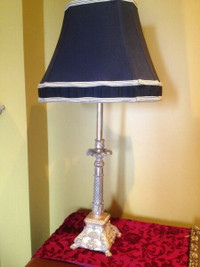 Tall Lamp Black Light Home Table Design Harbour Lighting Resin B