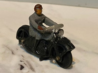 Early Dinky Toys Civilian Motorcycle