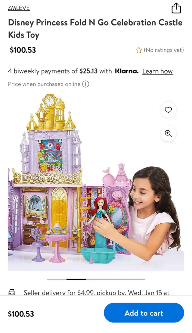 château princesse Ariel  pliable / fold n’ Go castle princess in Toys in City of Montréal - Image 6