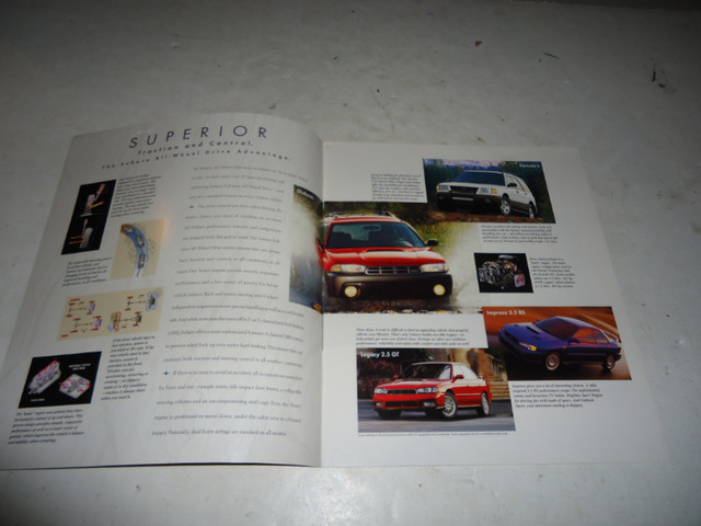 1999 SUBARU DEALER SALES BROCHURE. LIKE NEW! OUTBACK LEGACY MORE in Arts & Collectibles in Belleville - Image 2