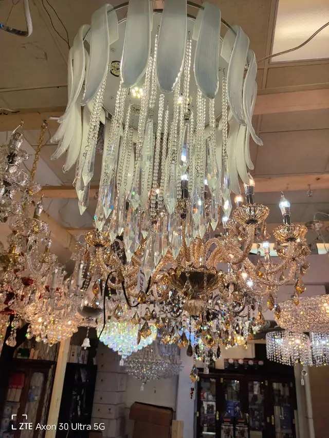 Christmas warehouse sale,8+4 lights tulips chandelier brand new in Indoor Lighting & Fans in City of Toronto - Image 11