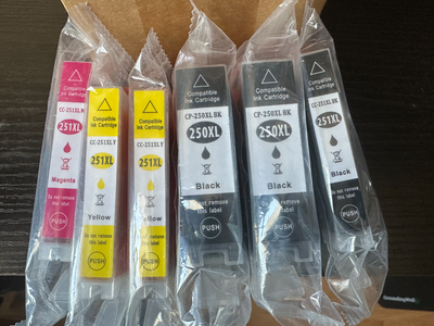 Unused Canon Compatible Ink Cartridges – PGI‑250 / CLI‑251 – $10, View more