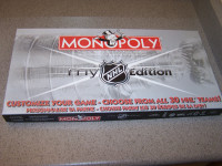 MONOPOLY MY NHL EDITION CUSTOMIZE GAME - Rare!!
