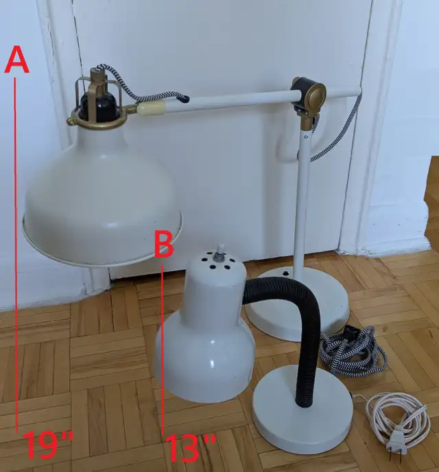 IKEA RANARP Adjustable, Flexible, Rotating Work Lamp Metal Desk in Indoor Lighting & Fans in City of Toronto - Image 2