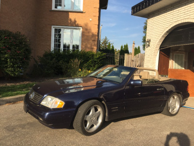 96 Mercedes SL320 convertible, AMG wheels, 225 km $6,800 as is.