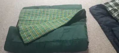 3 Sleeping Bags in Good Condition, from a smoke free home, asking $10.00 each or take all three for...
