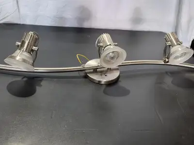 Brushed Nickel 5-Light Curved Track Lighting Fixture (42" Long), View more