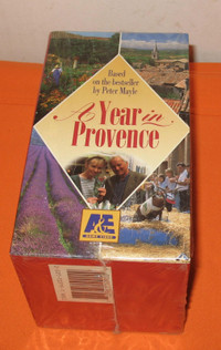 VHS Tape  A Year In Provence -4 Tape Movie  Vintage