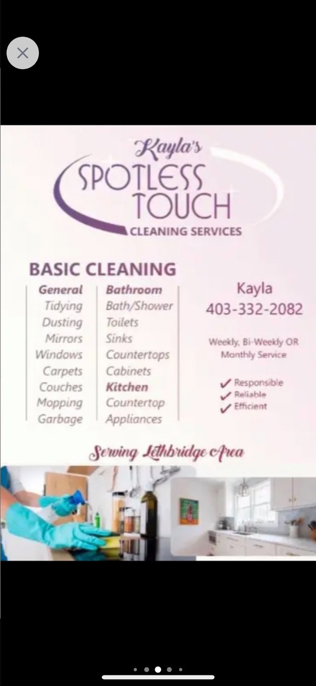 HOUSE CLEANING in Cleaners & Cleaning in Lethbridge