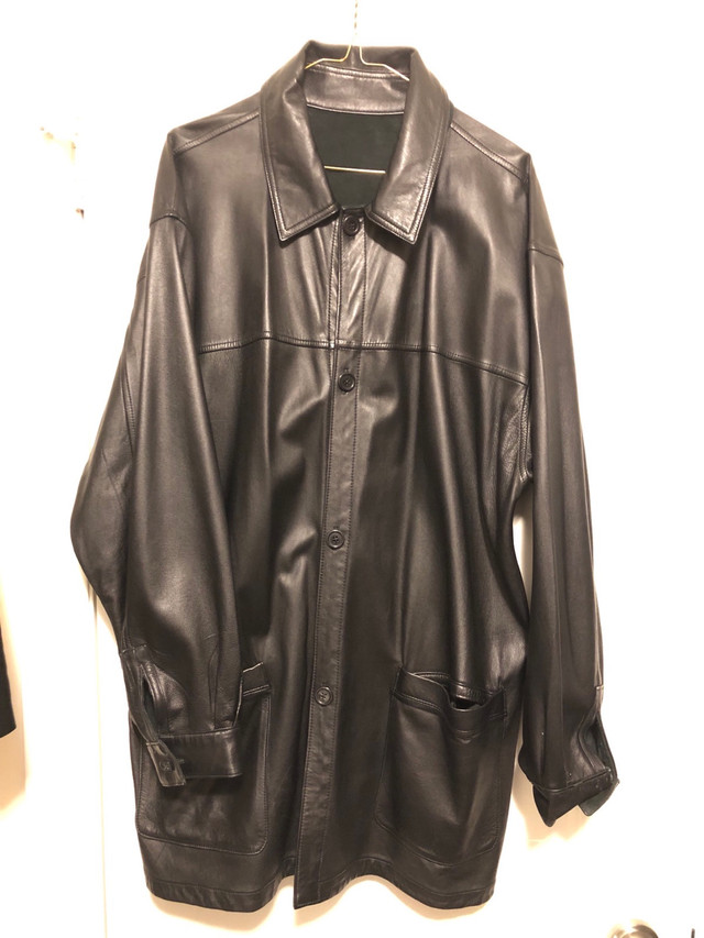 Bernini Beverly Hills reversible men's leather jacket (2XL