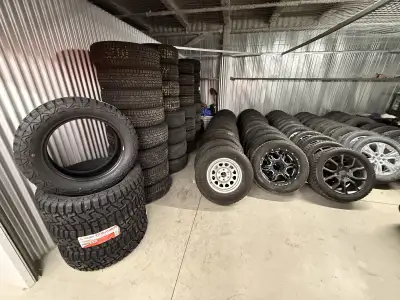 Many used + new truck wheels and tires in stock and available for purchase Have winter and all seaso...