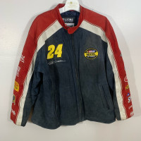NASCAR Jeff Gordon Wilsons leather chase authentils # 24 jacket