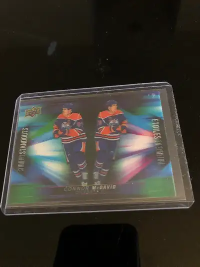 Connor Mcdavid upper deck special insert card. 2023 Standouts, View more