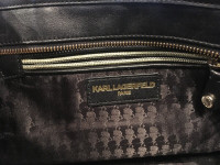 Sac à main noir / Bandouilière Karl Lagerfeld Paris / handbag