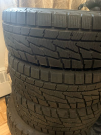 Four (4) Winter/Snow  tires available for sale without rim