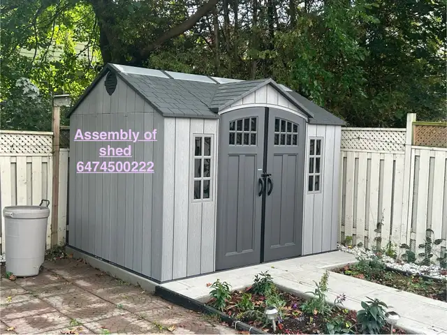 assembly of storage shed in Outdoor Tools & Storage in City of Toronto - Image 8