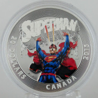 2015 CANADA $20  ~  SUPERMAN  ~  #28 (2014)  PURE SILVER COIN