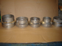 Stainless vent/pipe duct reducers & increasers 6"/7"/8" diameter