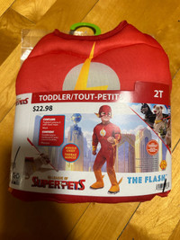 Toddler league of superpets (The Flash) Halloween costume (2T)