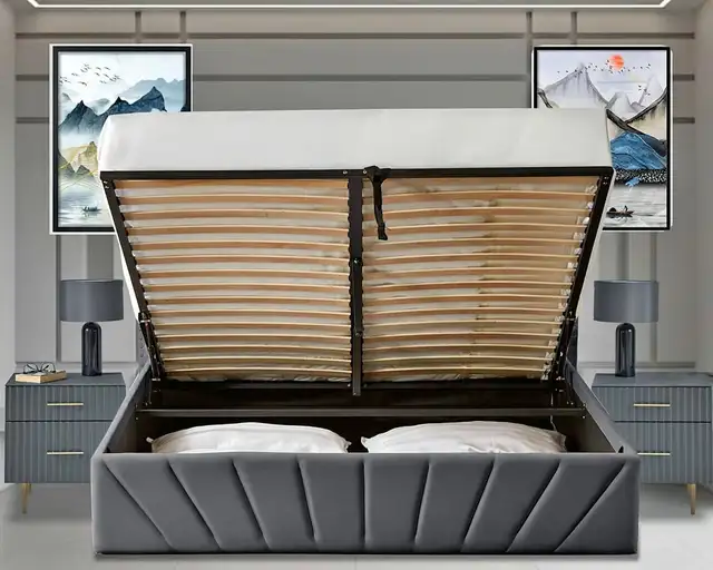 Clearance Sale!! Brand New Queen Size Bedframe in Beds & Mattresses in Vancouver - Image 2