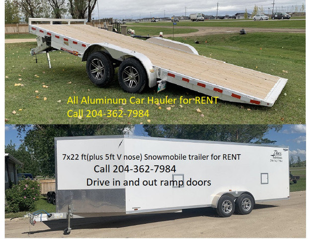 Trailer Rental, BEST rates in the City in Cargo & Utility Trailers in Brandon