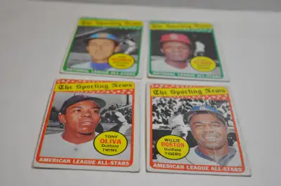 Topps 1969 baseball cards lot +- 8 the sporting news oliva Horto, View more