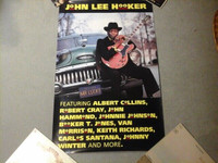 Vintage  1991  John Lee Hooker Poster - Album Blues