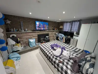 Rooms for rent. Multi level 4 bedroom basement, 2 washrooms, large kitchen, common room. Seperate la...