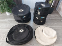 Protection racket drum/cymbal cases