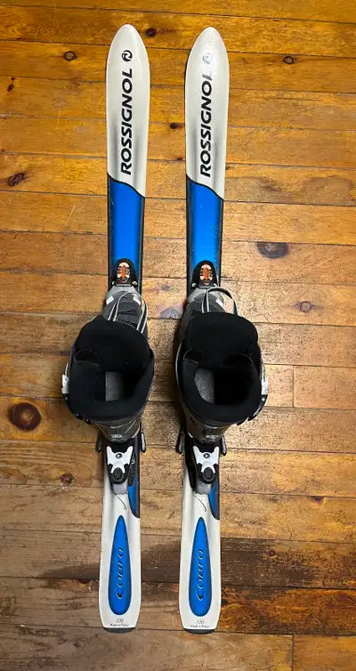 Kids Rossignol Cobra Downhill Skis and Rossignol Comp J4 Boots, View more