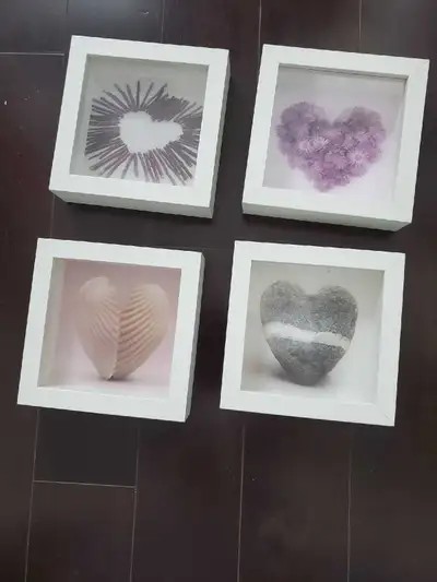 Home Decor Decorations Wall Picture Frame Flowers Heart, View more
