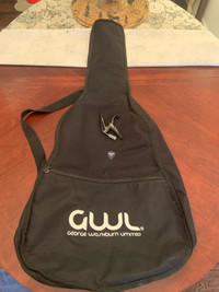 GEORGE WASHBURN LIMITED NYLON GUITAR BAG WITH CAPO•2 PICKS !