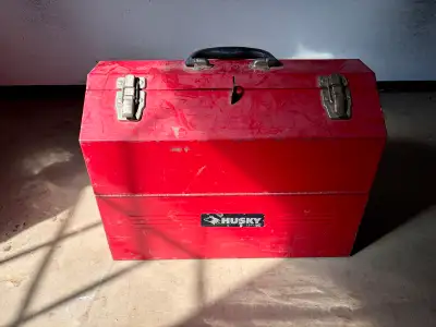 Husky metal toolbox , View more