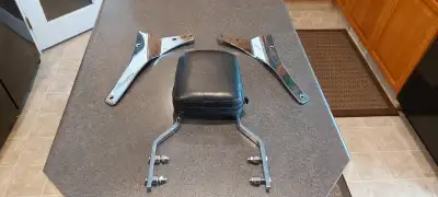 Suzuki C50 support brackets and backrest. This setup was on a 2014. Since that bike hasn't changed m...
