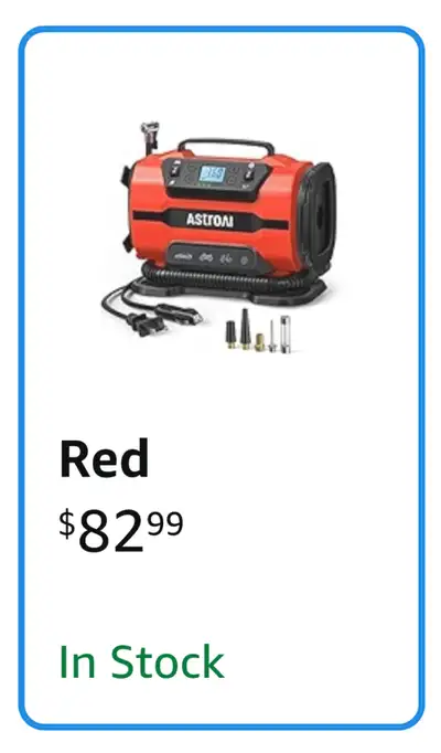 AstroAI Tire Inflator Portable Air Compressor Pump 150PSI, View more