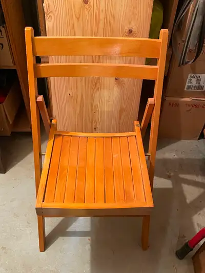 Antique Solid Wood Folding Chair, 3 available, View more