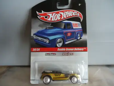 Hot Wheels Delivery Series #30 Double Demon Delivery (Gold), View more