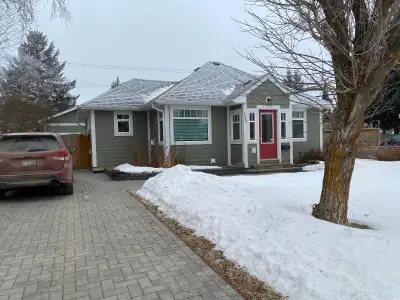 Fully renovated house with fenced yard and fully finished heated garage close to hospital. UPSTAIRS...