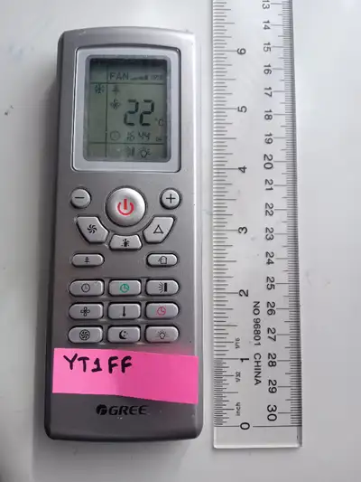 Télécommande  YT1FF GREE A/C Remote Control GBH series, View more